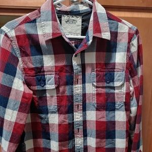 Small vans plaid shirt